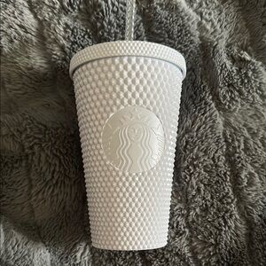 Starbucks White Textured Tumbler